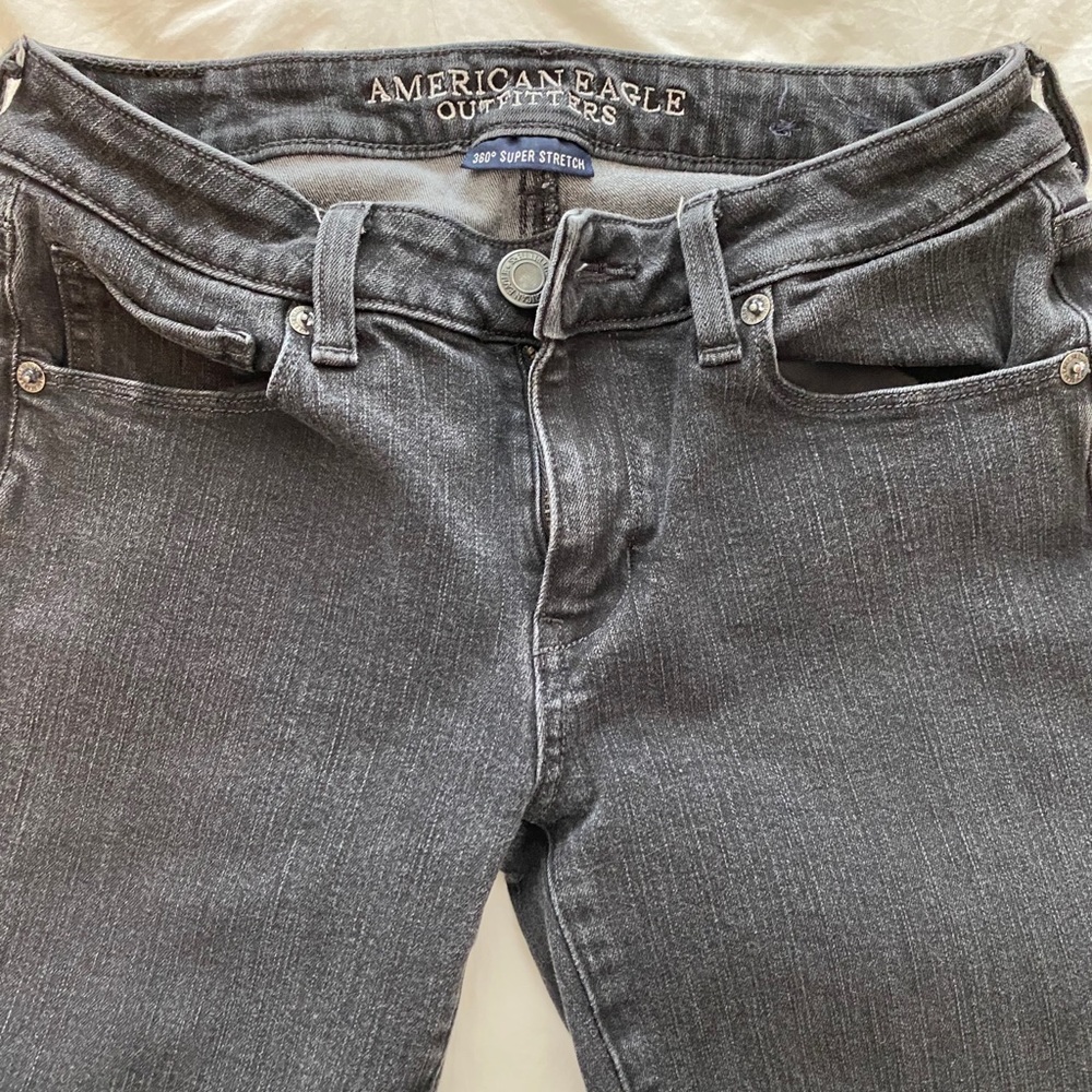 Black American Eagle Skinny Jeans